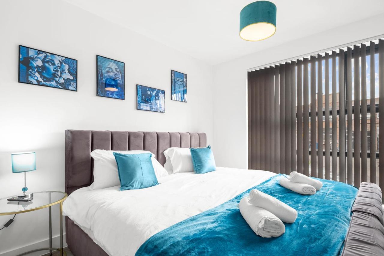 Ebra Stays - Choice Of 2 Or 3 Individual Beds - Luxury New Build Apartment ✪ City Centre, Digbeth ✓ Smart Tv'S & Large Corner Sofa - Birmingham Exterior photo