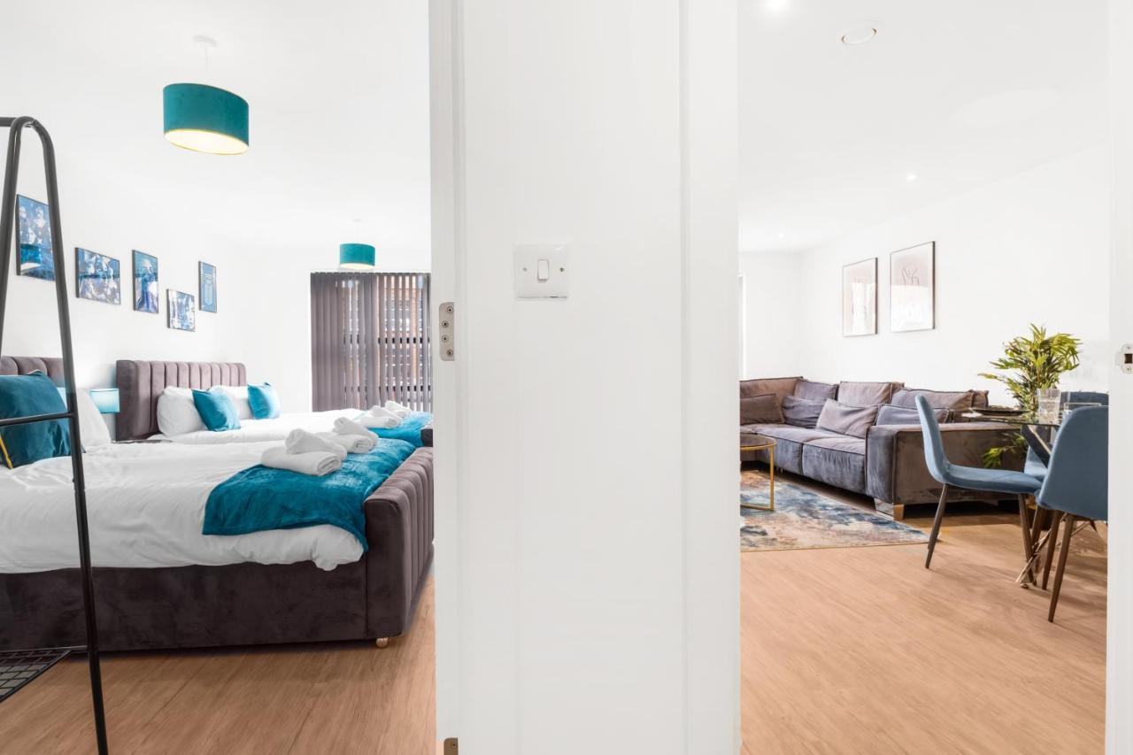 Ebra Stays - Choice Of 2 Or 3 Individual Beds - Luxury New Build Apartment ✪ City Centre, Digbeth ✓ Smart Tv'S & Large Corner Sofa - Birmingham Exterior photo